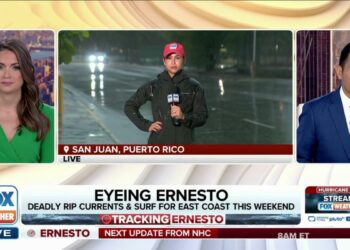 Flooding, power outages reported as Tropical Storm Ernesto lashes Puerto Rico