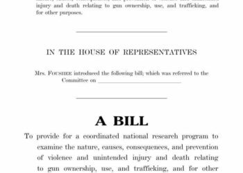 Gun violence legislation would expand research, collaborations