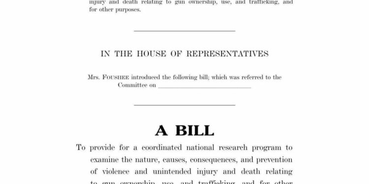 Gun violence legislation would expand research, collaborations