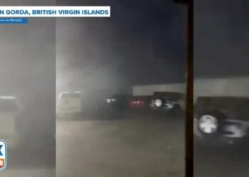 Heavy rain, strong winds lash British Virgin Islands amid Tropical Storm Ernesto