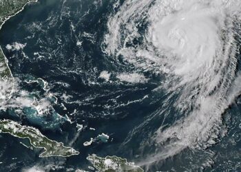 Hurricane Ernesto moves through Bermuda as a category 1 storm