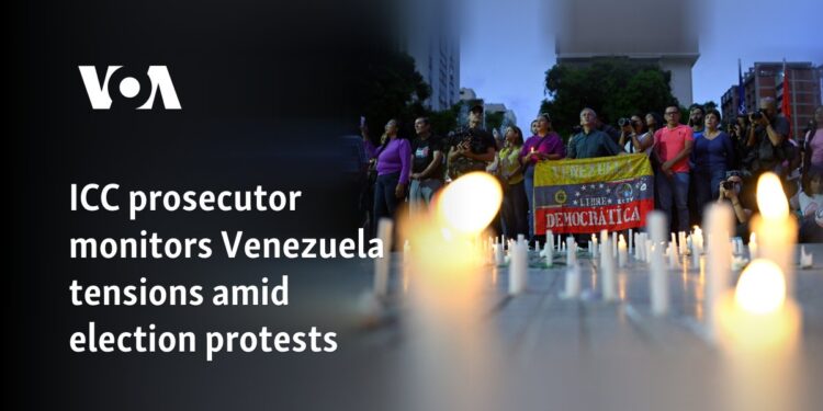 ICC prosecutor monitors Venezuela tensions amid election protests