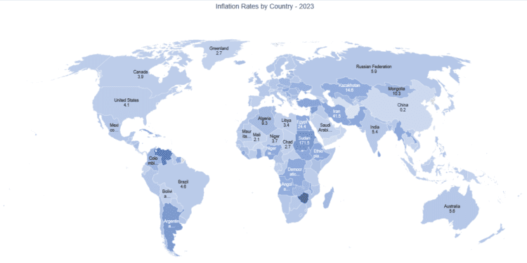 Inflation Rates by Country: Complete 2023 Data