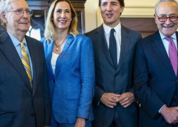 Justin Trudeau bends over backwards for America