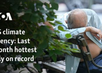 Last month hottest July on record