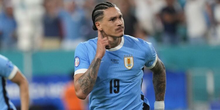 Liverpool striker Darwin Nunez gets five-game international ban for brawl with fans after Uruguay’s Copa America exit