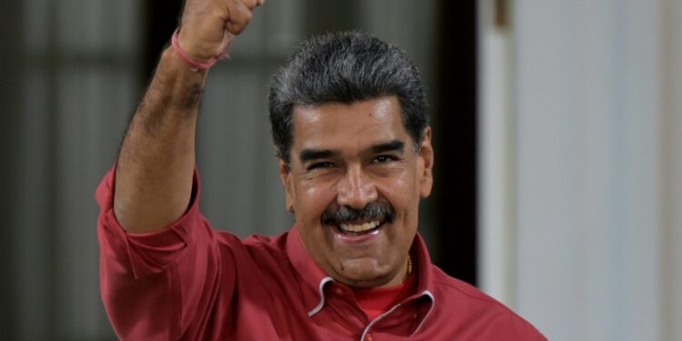 Venezuelan President Nicolas Maduro is under increasing international pressure after his disputed reelection (Yuri CORTEZ)