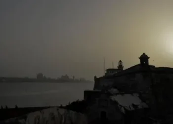 AFP View of Morro Castle as a vast cloud of Sahara dust blankets the city of Havana on June 24, 2020