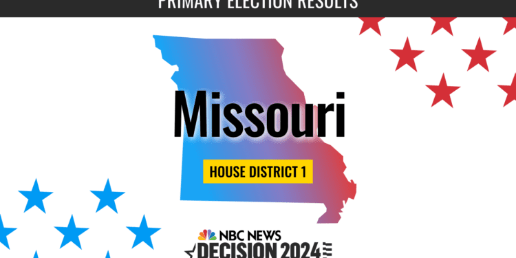 Missouri House District 1 Primary Election Live Results 2024