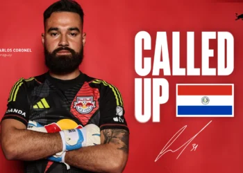 New York Red Bulls Goalkeeper Carlos Coronel Selection to Paraguay National Team Roster for FIFA World Cup Qualifying
