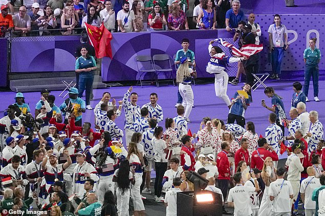 Olympic fans eagerly waiting the 2028 Summer Games in Los Angeles were moved by Team USA's camaraderie