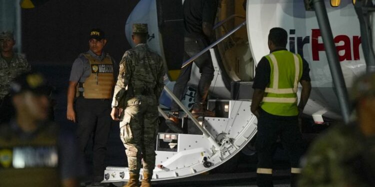 Panama deports migrants on US-funded flight