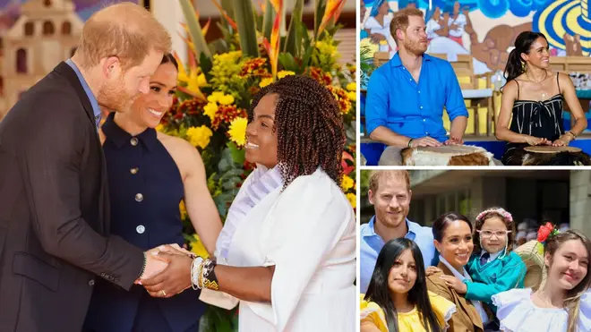 Harry and Meghan went on a four-day trip to Colombia