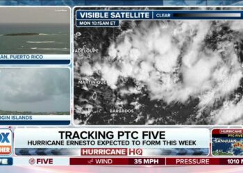 Puerto Rico, US Virgin Islands included in Tropical Storm Warning as future Ernesto inches closer to Caribbean