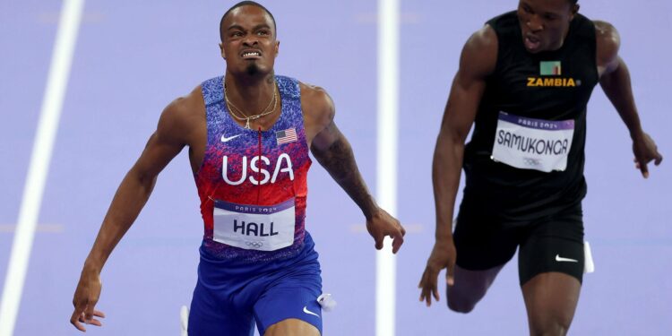 Quincy Hall snaps American drought in 400, takes gold from fastest Olympic field ever