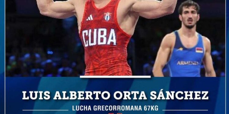 Radio Havana Cuba | Cuban president highlights Olympic Bronze medal of wrestler Luis Orta