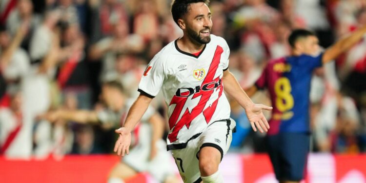 Rayo Vallecano take shock lead over Barcelona