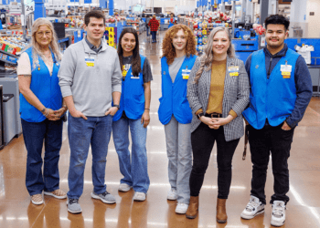 Smiling Walmart Staff