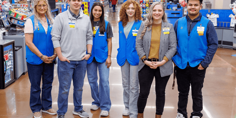Smiling Walmart Staff