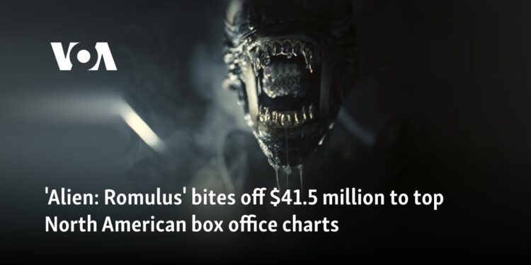 Romulus' bites off $41.5 million to top North American box office charts