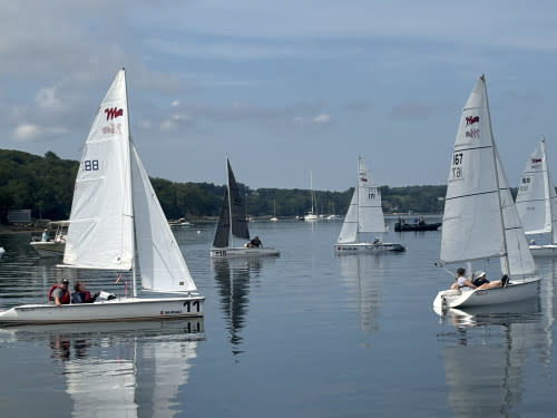 Boats in water