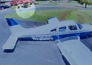 Small plane crashes on California golf course