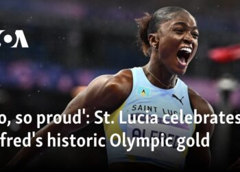 St. Lucia celebrates Alfred's historic Olympic gold