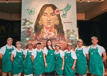 Starbucks opens first store in Ecuador.