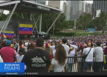 Thousands protest Venezuela's election results in Downtown Miami