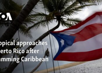 Tropical storm approaches Puerto Rico after slamming Caribbean