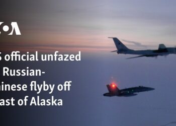 US official unfazed by Russian-Chinese flyby off coast of Alaska