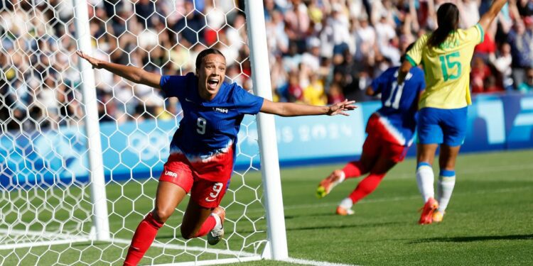 U.S. women's soccer edges Brazil to win fifth Olympic gold, first since 2012
