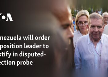 Venezuela will order opposition leader to testify in disputed-election probeÂ