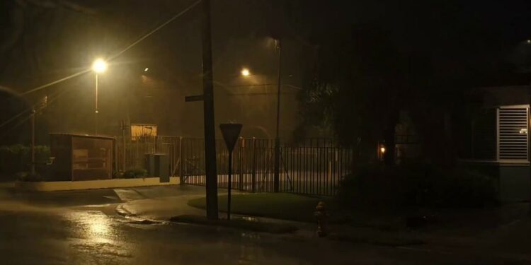 Watch: Heavy rain falls in Puerto Rico from Tropical Storm Ernesto