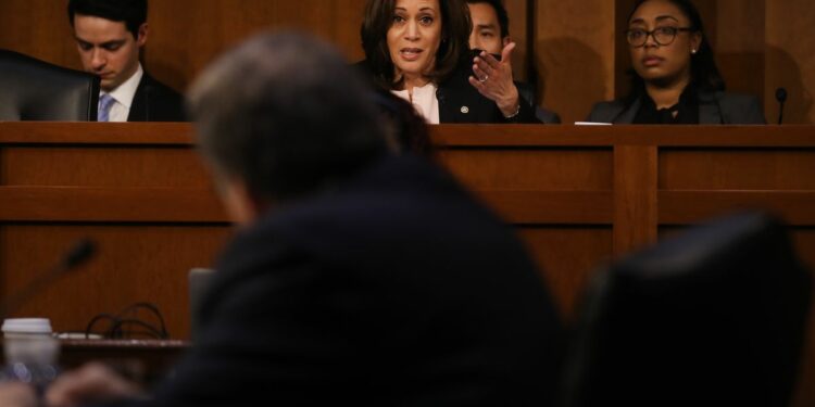 What did Kamala Harris accomplish as senator and attorney general?