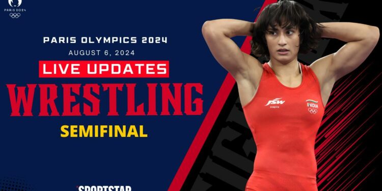 Wrestling LIVE updates, Paris 2024 Olympics: Vinesh Phogat in semifinals against Cuba’s Lopez, eyes spot in final; Bout coming up