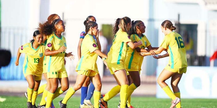 ‘Junior Lady Jags’ romp wins against Guadeloupe and St. Vincent