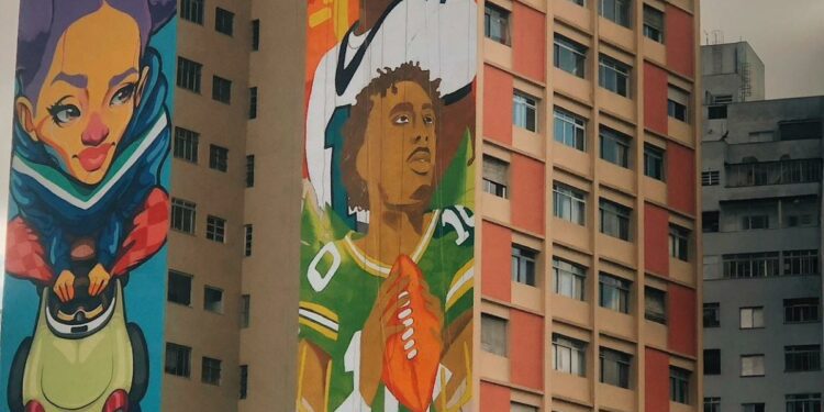 Eagles Jalen Hurts reacts to mural on Brazil building. Jordan Mailata's long flight secret