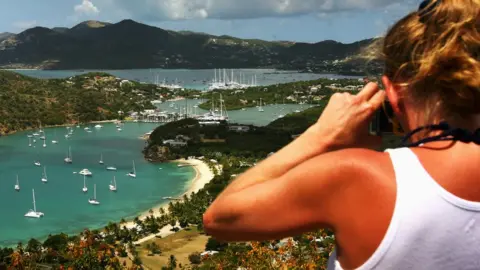 Getty Images View of bays and beaches of Antigua