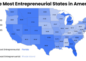 The Top 10 Most Entrepreneurial States in America, Ranked
