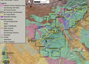 Bradda Head Lithium Ltd Announces Channel Sample Results at San Domingo Project