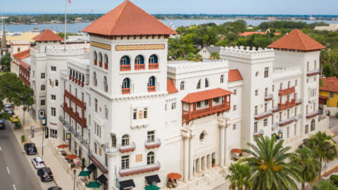 Casa Monica Resort & Spa (1888) St. Augustine, Florida. Nominee Finalist for Best Historic Hotel (76-200 Guestrooms). Credit: Historic Hotels of America and Casa Monica Resort & Spa.