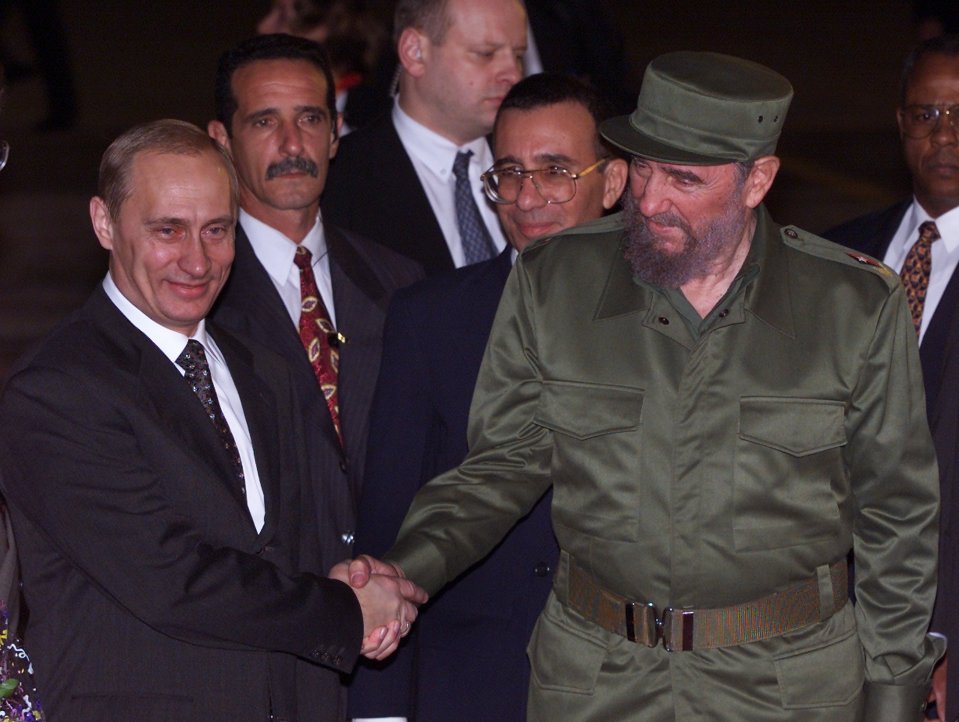 Vlad and former Cuban leader Fidel Castro in 2000