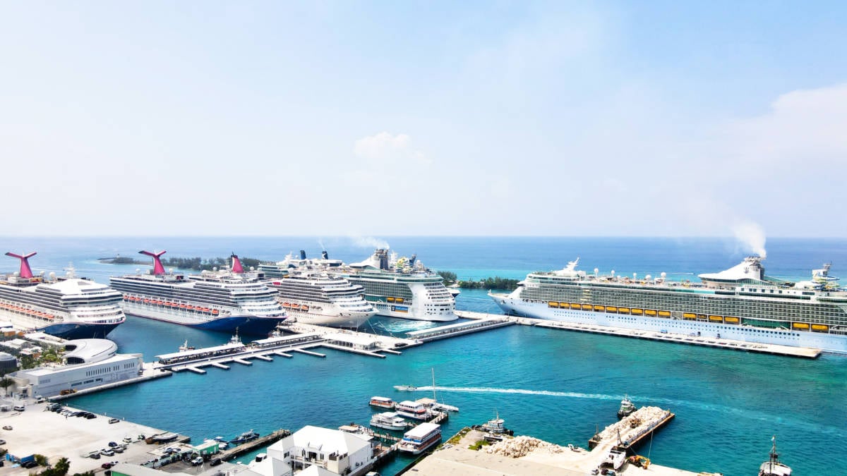 Cruise Ships in Nassau, Bahamas