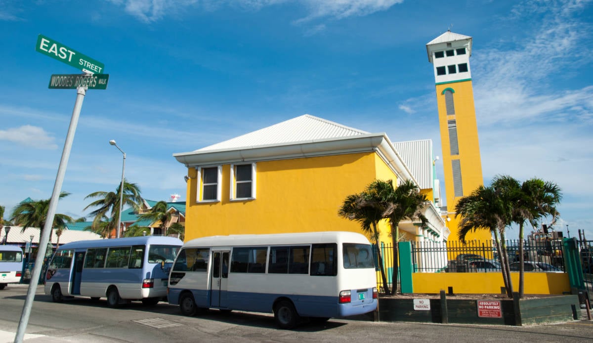 Busses at Nassau Cruise Port