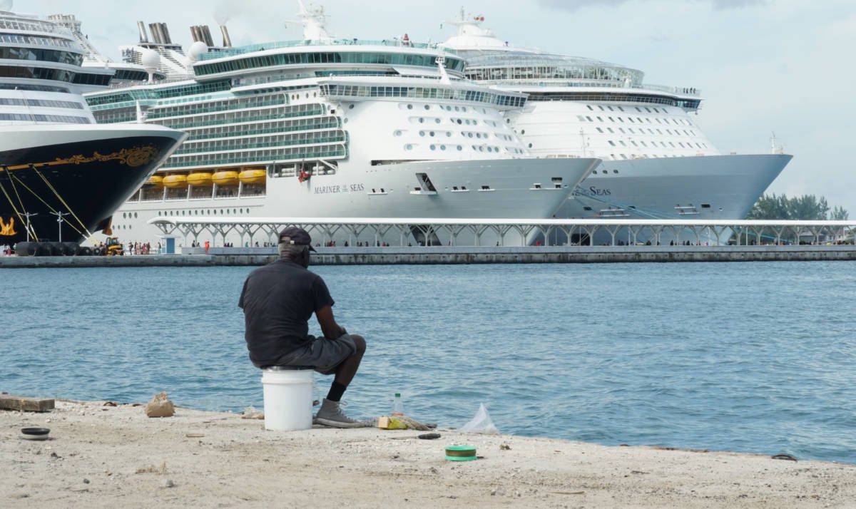 Local Looking Towards Nassau Cruise Port
