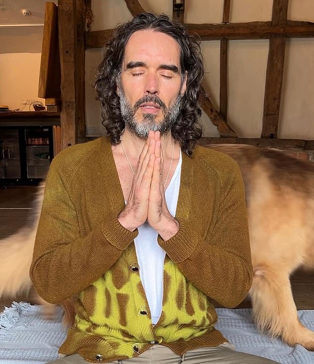 Russell Brand announced in April that he has become a Christian, and was baptised weeks later