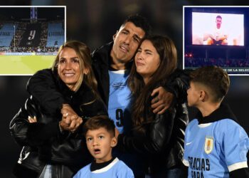 Luis Suarez breaks down on pitch as Lionel Messi sends Inter Miami pal emotional message after final game for Uruguay