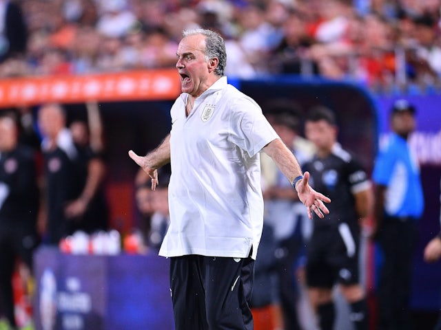 Uruguay manager Marcelo Bielsa on July 14, 2024