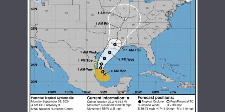 Possible Impacts to Alabama from Tropical System in the Gulf